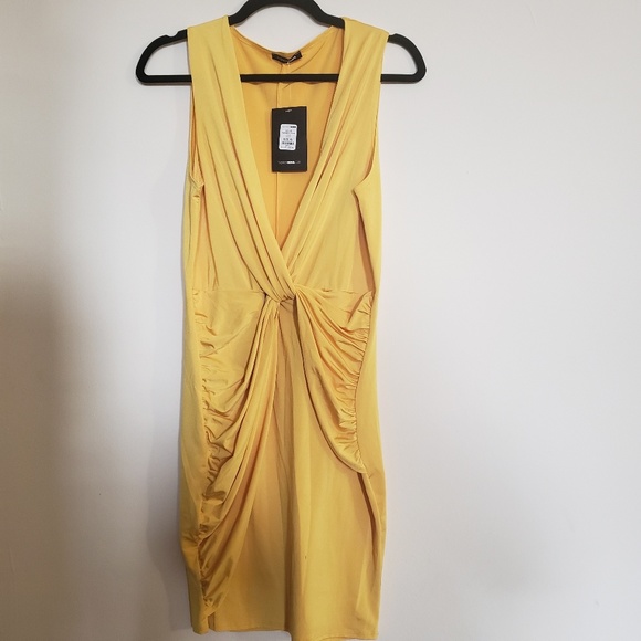 3 for $15- *NWT* Yellow Mini Dress - Picture 6 of 7